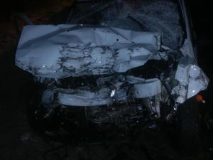 В Рязани ДАФ с полуприцепом смял Renault Logan